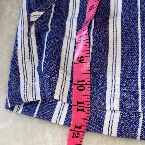 Lucky Brand  Blue white striped Shorts L - Picture 6 of 9
